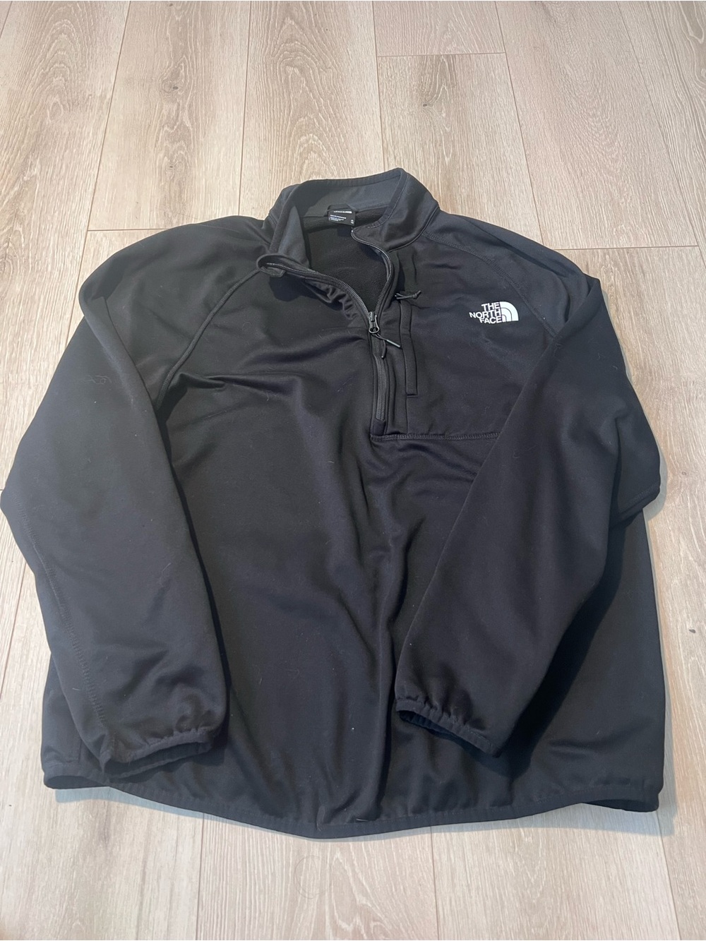 The North Face Black Half-Zip Fleece Pullover Jacket